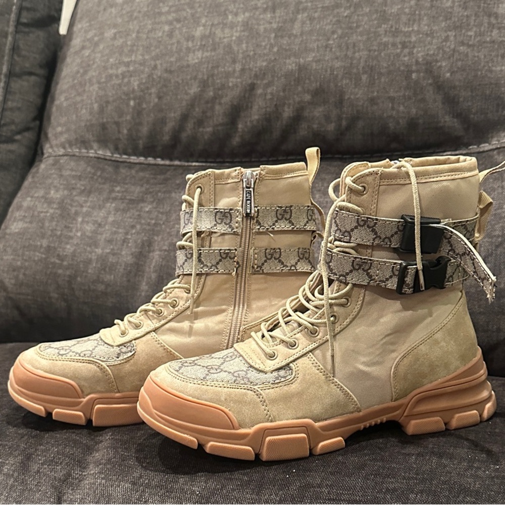 Cape Robbin Tan Combat Boots NWOT